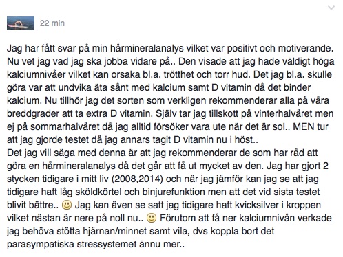 Höga kaliciumnivåer